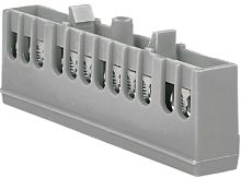 Шина изолированная EKF PROxima L "фаза" ШНИ-6х9-12-К-Ср 12 групп серый картинка 